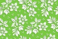 Vector flower seamless pattern element. Elegant texture for backgrounds. 3D elements with shadows and highlights. Royalty Free Stock Photo