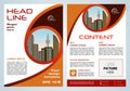 Vector flyer, corporate business, annual report, brochure design