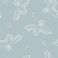 Vector Flying Magical Night Owl on Pastel Blue seamless pattern background. Perfect for fabric, scrapbooking and