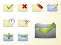 Vector folder icons set