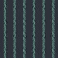 Vector Folklore Periwinkle Stripes on dark seamless pattern background