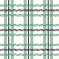 Vector Folklore Plaid with Periwinkle on bright seamless pattern background.