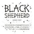 Vector font from bones