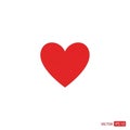 Vector format with clean lines, representing love or affection Royalty Free Stock Photo