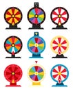 Vector fortune wheel