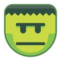 Frankenstein Emoji Isolated On White Background Royalty Free Stock Photo