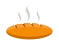 Vector french bread icon