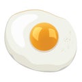 vector fried egg