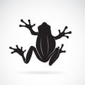 Vector of frog design on white background. Amphibian. Animal. Frog Icon. Royalty Free Stock Photo
