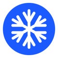 Vector Frost Flat Icon Image