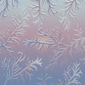 Vector frozen frost background texture. Glass snow ice cold and fresh background.