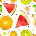 Vector Fruit seamless pattern