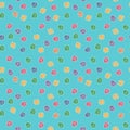 Vector funny abstract seamless cubes pattern