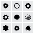 Vector gear icon set Royalty Free Stock Photo