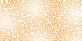Vector Generative algorithm psychedelic background. Reaction-diffusion or turing pattern formation. Organic lines in memphis Royalty Free Stock Photo