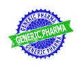 GENERIC PHARMA Bicolor Rosette Corroded Watermark