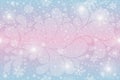 Vector gentle seamless Christmas pattern with stars