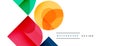 Vector geometric abstract background design