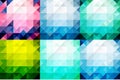 Vector geometric abstract background with triangles and lines. Royalty Free Stock Photo