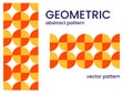 Vector geometric abstract pattern, perfect for your cover, flyer, brochure design. Minimalist design.