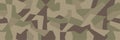 Vector geometric camouflage seamless pattern. Military texture debris shape pattern, camo clothing Royalty Free Stock Photo