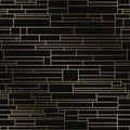 Vector geometric creative pattern - seamless luxury gold gradient design. Rich endless background