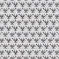 Geometric 3D pattern in gray tones. The design is suitable for decor, decoration, textile, factory, wallpaper, construction Royalty Free Stock Photo