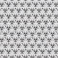 Geometric 3D pattern in gray tones. The design is suitable for decor, decoration, textile, factory, wallpaper, construction