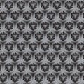 Geometric 3d triangular pattern in gray tones. The design is suitable for decor, decoration, textile, factory, wallpaper Royalty Free Stock Photo