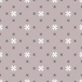 Elegant background in soft lilac and white color. Cute repeat decorative design Royalty Free Stock Photo