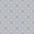 Elegant background in soft blue and yellow color. Cute repeat decorative design