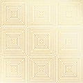 Vector geometric gold glittering seamless pattern on white background. Royalty Free Stock Photo
