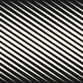 Halftone diagonal lines seamless pattern. Gradient transition effect texture.