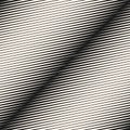 Vector geometric halftone diagonal stripes seamless pattern. Gradient transition effect texture. Royalty Free Stock Photo