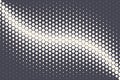 Vector Geometric Halftone Hexagon Shapes Technology Oscillation Wave Abstract Background