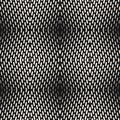 Vector geometric halftone seamless pattern with small lines. Black and white Royalty Free Stock Photo