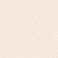 Vector geometric line seamless pattern. Abstract subtle texture with stripes, squares, tiles Royalty Free Stock Photo