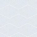 Vector geometric line seamless pattern. Modern texture with zigzag stripes, chevron. Light blue color texture Royalty Free Stock Photo