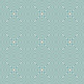 Vector geometric lines seamless pattern. Abstract retro vintage style background, turquoise and beige color print Royalty Free Stock Photo