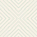 Vector geometric lines seamless pattern. Linear background in vintage colors Royalty Free Stock Photo