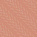 Vector geometric lines seamless pattern. Red and beige texture with stripes Royalty Free Stock Photo