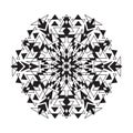 Vector Geometric Ornamental Mandala Design