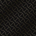 Vector geometric pattern - seamless luxury gold gradient design. Rich endless background