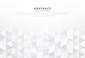 Vector geometric polygonal abstract elegant white and grey background. Modern simple triangle design. Elegant colorful gradient