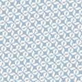 Vector geometric seamless pattern with edgy shapes, grid. Light blue and white Royalty Free Stock Photo