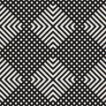 Vector geometric seamless pattern with lines, squares, tiles, grid, rhombuses