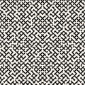 Vector geometric seamless pattern. Modern texture with diagonal lines, maze Royalty Free Stock Photo