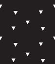 Vector geometric seamless pattern. Modern triangle texture, repe Royalty Free Stock Photo