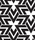 Vector geometric seamless pattern. Modern triangle texture, repe Royalty Free Stock Photo