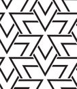 Vector geometric seamless pattern. Modern triangle texture, repe Royalty Free Stock Photo